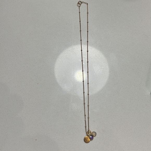 KT Collection NYC, Custom initial charm necklace - Picture 4 of 8